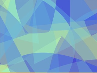 Beautiful of Colorful Art Blue, Abstract Modern Shape. Image for Background or Wallpaper