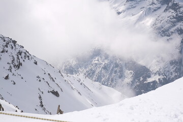 berge wolken