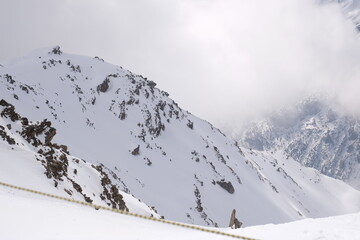 berge wolken