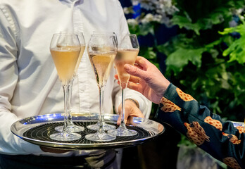 Champagne Service for a Receptions