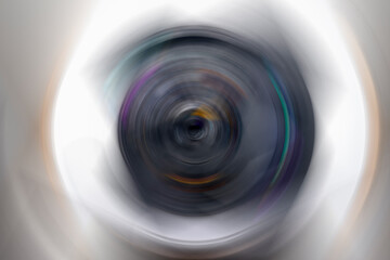 Abstract futuristic digital technology vortex background.