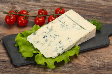 Italian traditional gorgonzola soft cheese