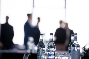 Obscured Image of People Networking