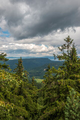 panorama z Błędnych Skał - Dolina Kłodzka	