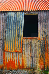 Barn and wriggly tin