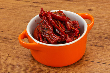 Dried tomato with olive oil