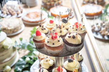 cupcakes nicely decorated at a wedding