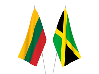 Lithuania and Jamaica flags