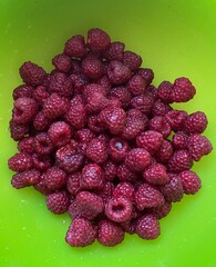 raspberries and blackberries