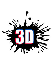 Klecks 3D Effekt 