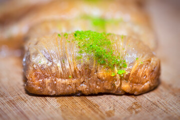Traditional Middle East Sweet Dessert Baklava