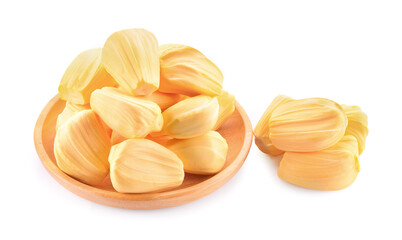 Jackfruit on a white background