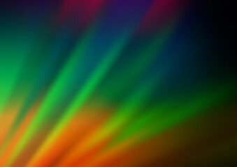 Dark Multicolor, Rainbow vector background with straight lines.