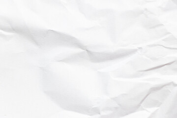 Grunge wrinkled white color paper textured background