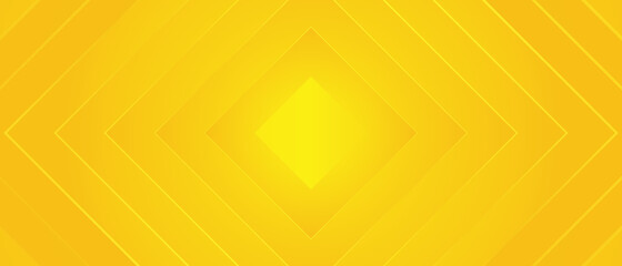 Bright sunny yellow dynamic abstract background. Modern lemon orange color. Fresh business banner for sales, event, holiday, party, halloween, birthday, falling. Fast moving 3d lines with soft shadow