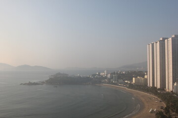 city skyline at night