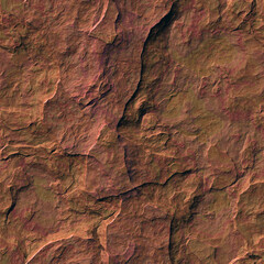 Seamless red stone surface. Red rock texture. Wallpaper or background.