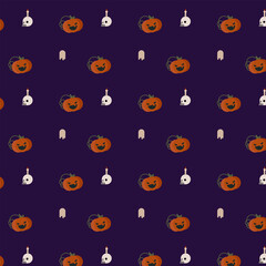 Halloween pumpkin pattern
