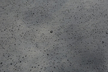 water drops on black background