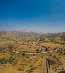 The Tehachapi Loop in California