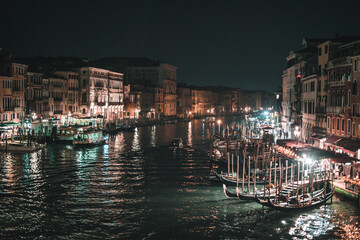 a fantastic view on venice by evening