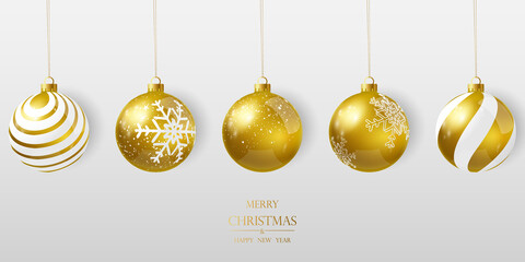 Christmas balls beautifully arranged For fall from Christmas Virtual design