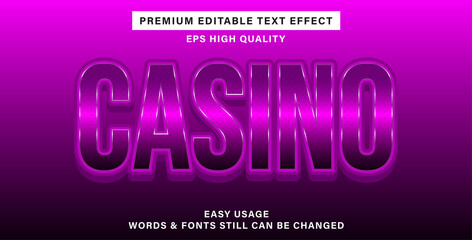 Best text effect casino