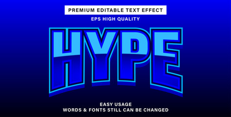 Best text effect hype