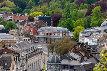 Panorama de la ville de Spa, Belgique