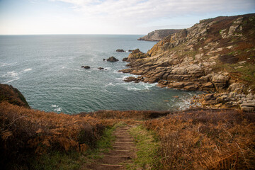 Fototapeta na wymiar coast of the sea steps