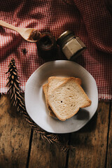 toasts presentation - snack - breakfast
