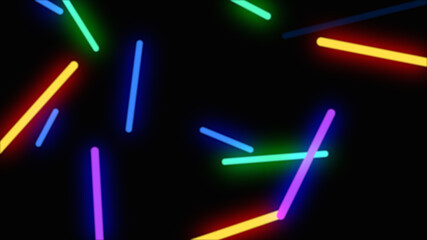 Abstract colorful neon light background.