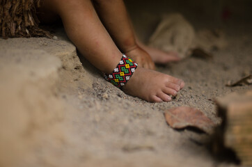 Indigenous artifacts from the Jaqueira reserve in Porto Seguro, Bahia.