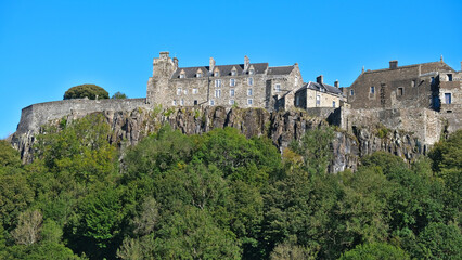 Obraz premium An autumn sunny morning at Stirling Castle in Highlands Scotland UK