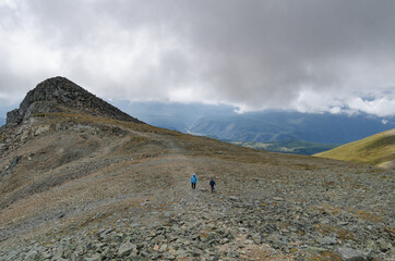 Tourist route on the high plateau