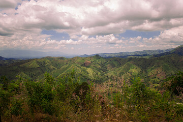 Naklejka premium Landscare Cordillera Central, Dominican Republic