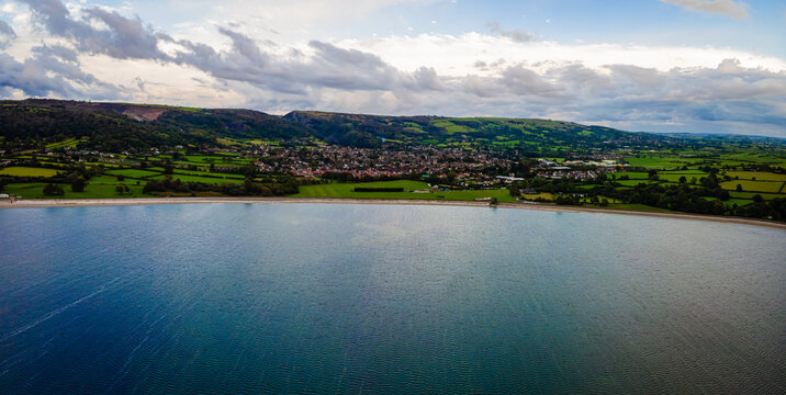 Aerial view of the Axbridge in England