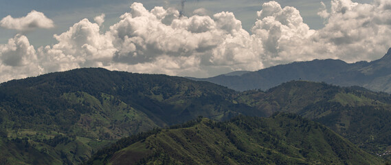 Landscape Cordillera Central, Dominican Republic