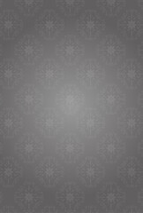 ダマスク模様　シームレスパターン　壁紙 背景　グレー