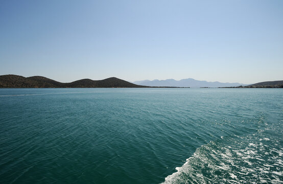L'isthme d'Olous &agrave; &Eacute;lounda en Cr&egrave;te