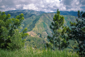 Landscape Cordillera Central, Dominican Republic