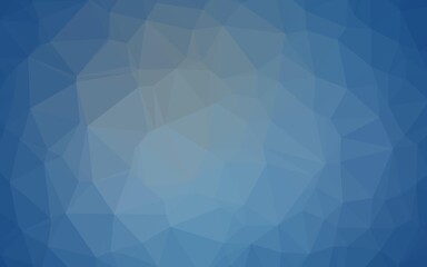 Light BLUE vector polygonal background.