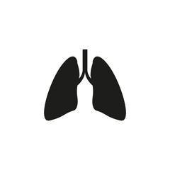 Icon of a light person. Simple vector illustration on a white background