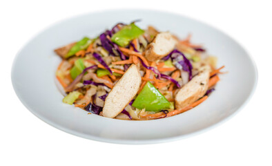 Salada de frango com repolho