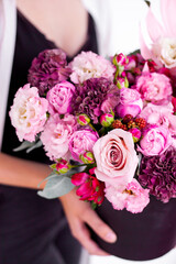 bride holding bouquet