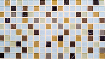 Multi colored floor tile background.