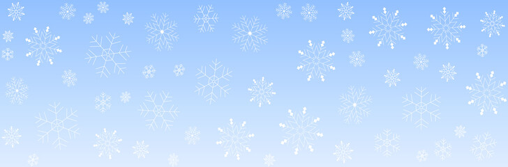 Fototapeta na wymiar snowflakes blue background, winter background design