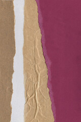 Classic vintage and old looking crumpled paper background. Retro cardboard texture. Grunge paper...