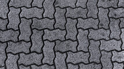 Street or sidewalk paver style background.