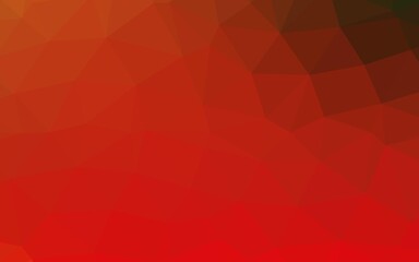 Obraz premium Light Green, Red vector polygon abstract layout.
